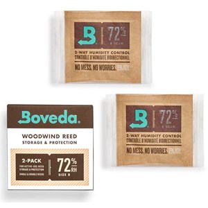 Fuktkontroll Boveda 72% storlek 8, 2-pack (för rörblad)